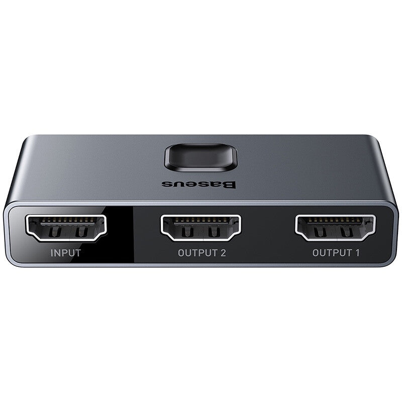 Baseus Matrix HDMI Splitter - HDMI-verdeelstuk voor tv/monitor - Grijs