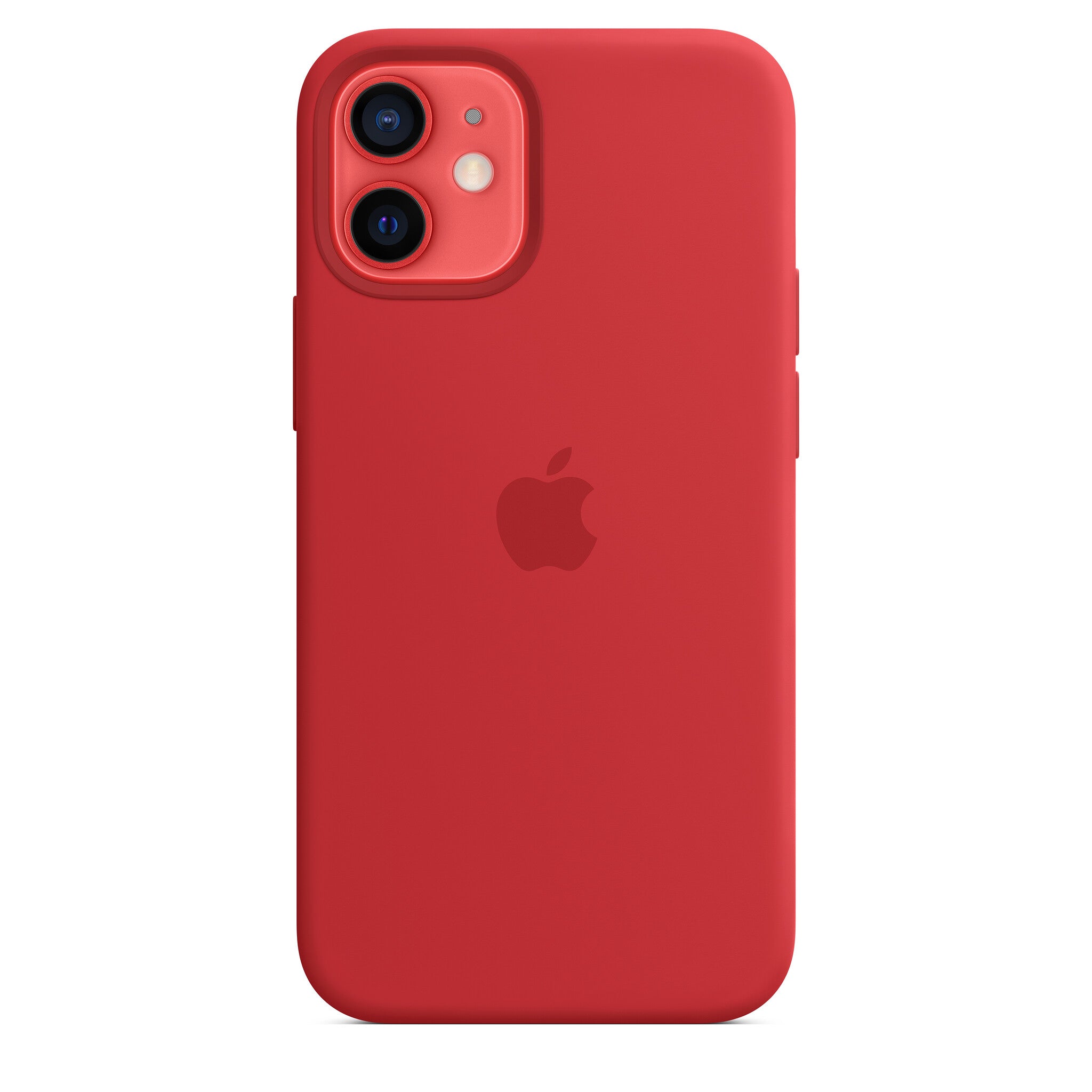 Apple iPhone 12 Mini Silicone Case met MagSafe - (PRODUCT)RED