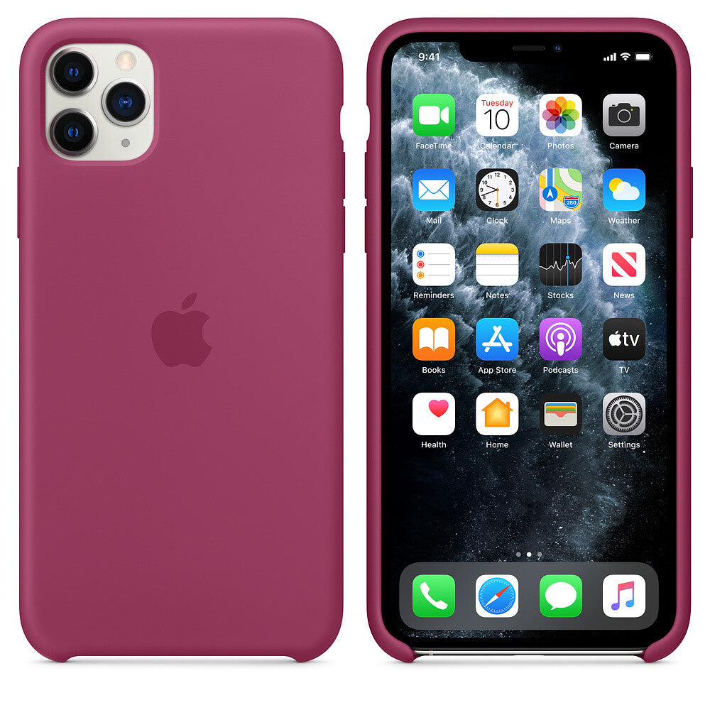 Apple iPhone 11 Pro Max Silicone Case - Paars