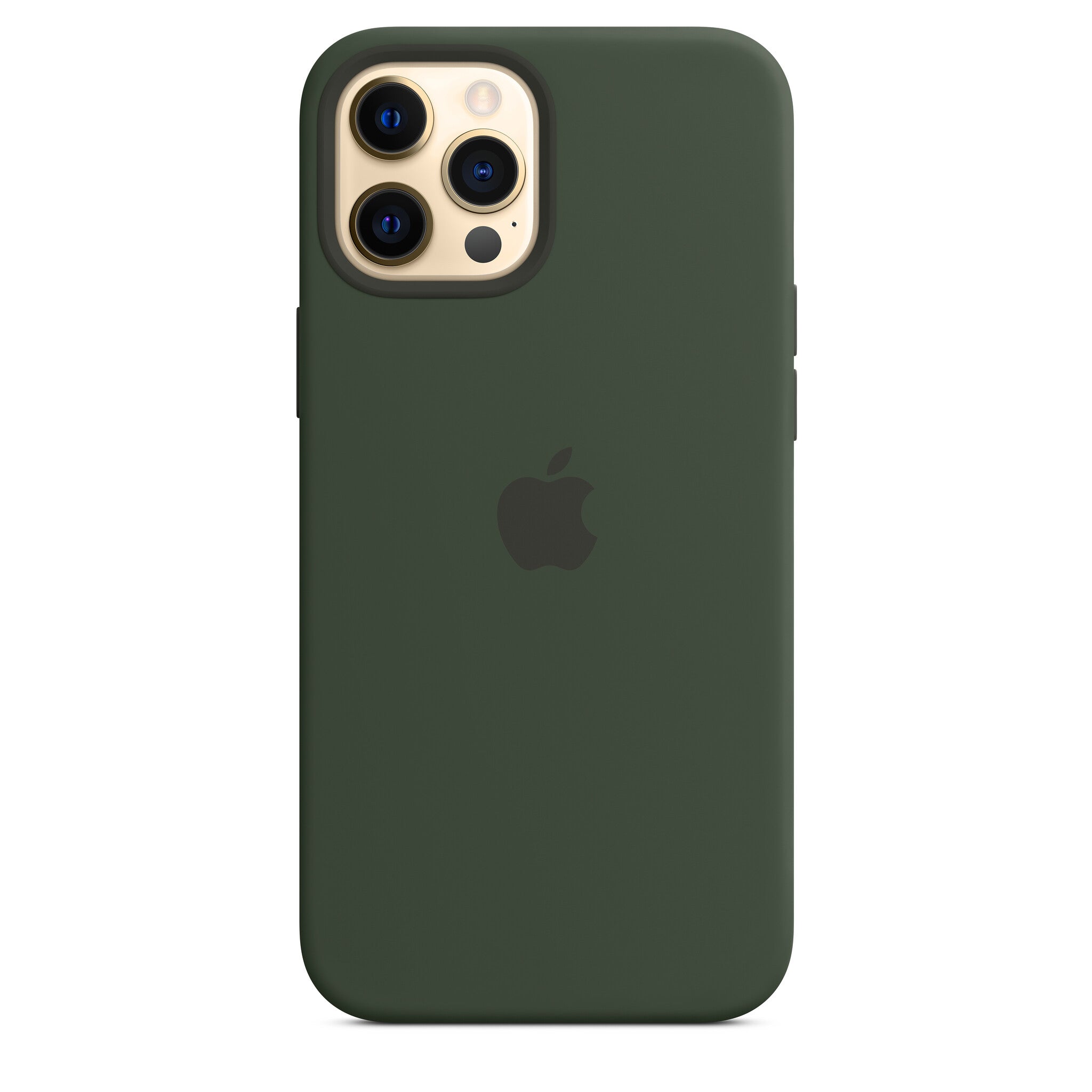 Apple iPhone 12 Pro Max Silicone Case met MagSafe - Cyprusgroen