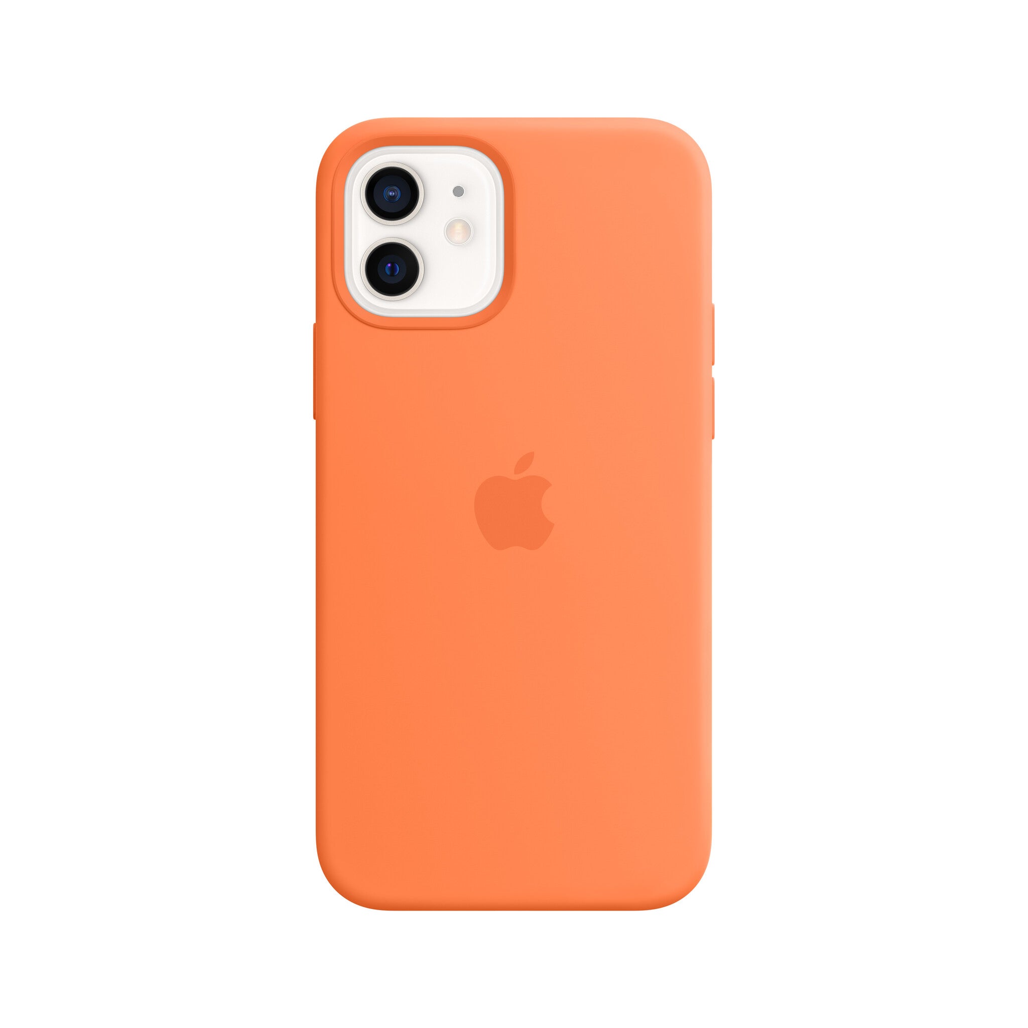 Apple iPhone 12/12 Pro Silicone Case met MagSafe - Kumquat