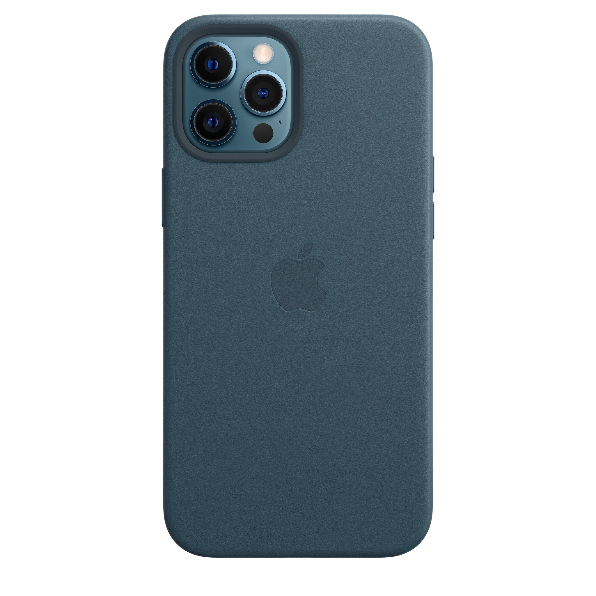 Apple iPhone 12 Pro Max Leather Case met MagSafe - Baltic Blue