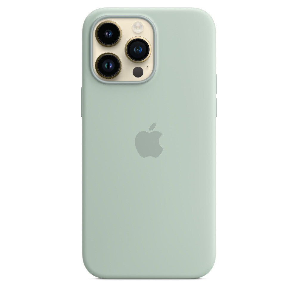 Apple iPhone 14 Pro Max Silicone Case met MagSafe - Agavegroen