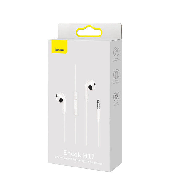 Baseus Encok H17 In-Ear Oordopjes met 3.5 mm jack - Bedraad