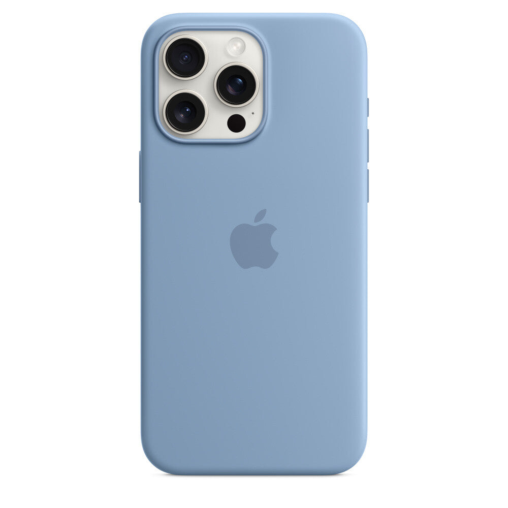 Apple iPhone 15 Pro Max Silicone Case met MagSafe - Blauw