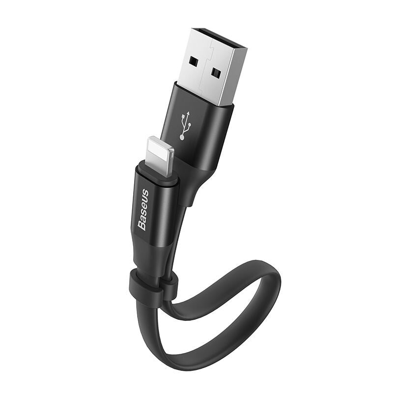 Baseus Nimble USB naar USB-C Draagbare Kabel 0.23 meter - Zwart