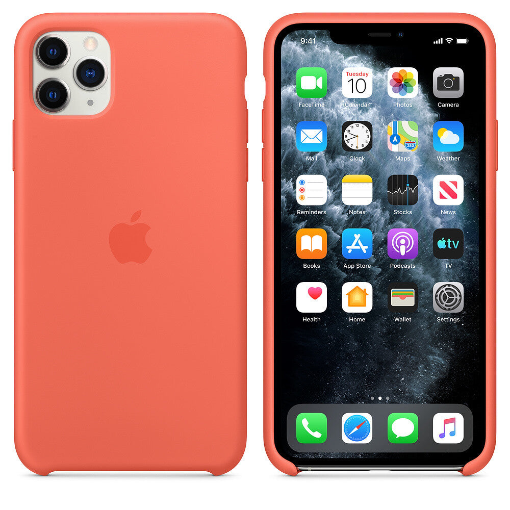 Apple iPhone 11 Pro Max Silicone Case - Clementine