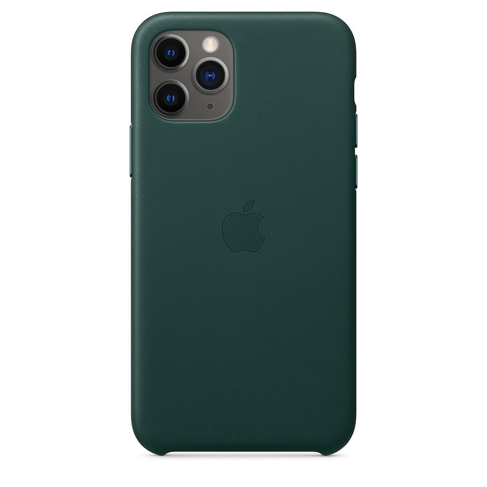 Apple iPhone 11 Pro Leather Case - Bosgroen