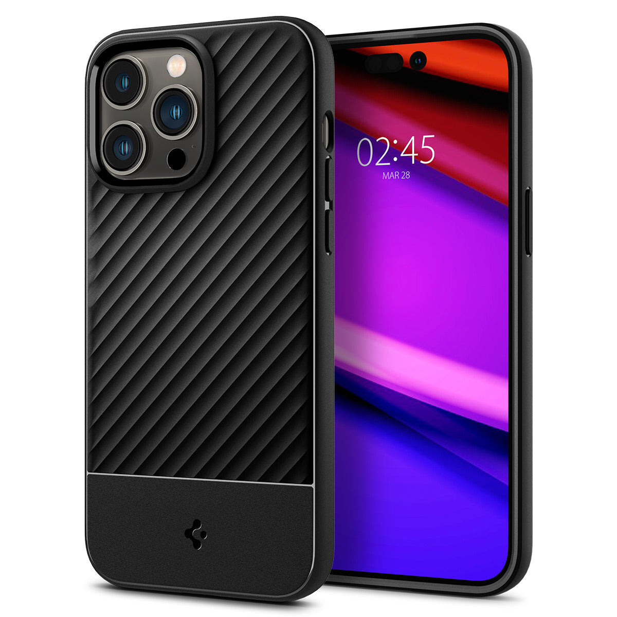 Spigen Core Armor Hoesje voor iPhone 14 Pro Max - Zwart