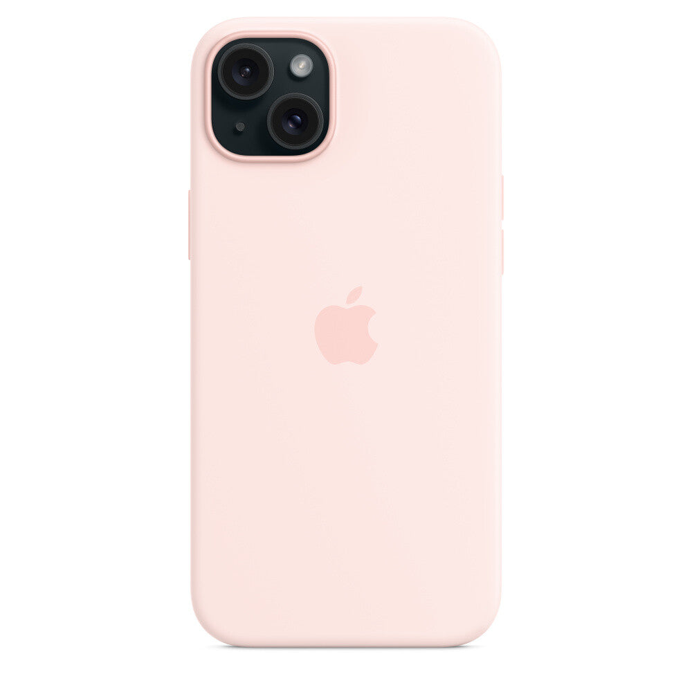 Apple iPhone 15 Plus Silicone Case met MagSafe - Licht Roze