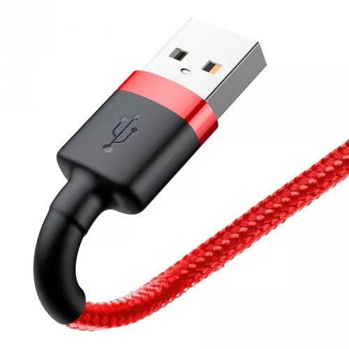 Baseus USB naar Lightning Kabel - 0.5 meter - Rood