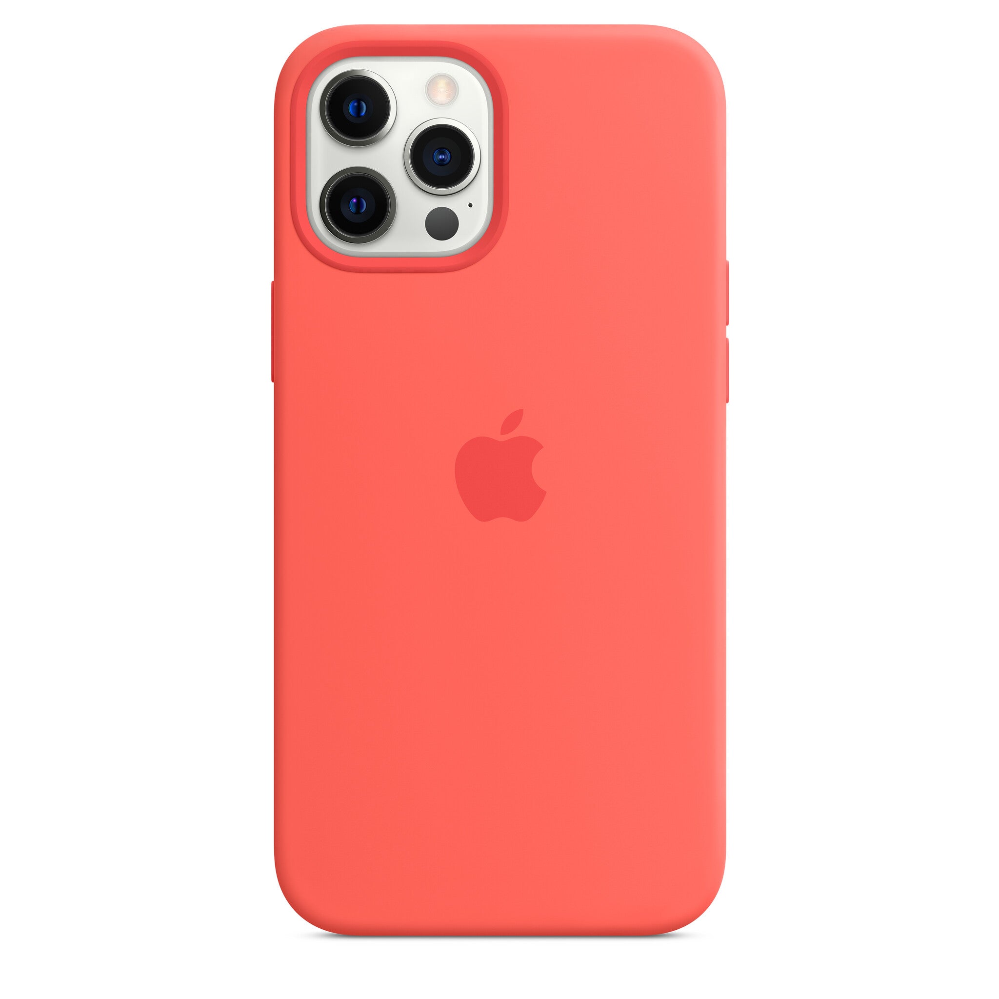 Apple iPhone 12 Pro Max Silicone Case met MagSafe - Roze Citrus