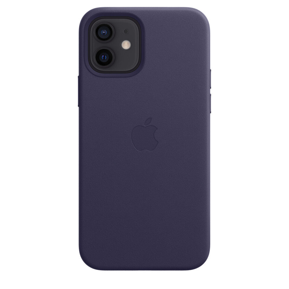 Apple iPhone 12/12 Pro Leather Case met MagSafe - Deep Violet