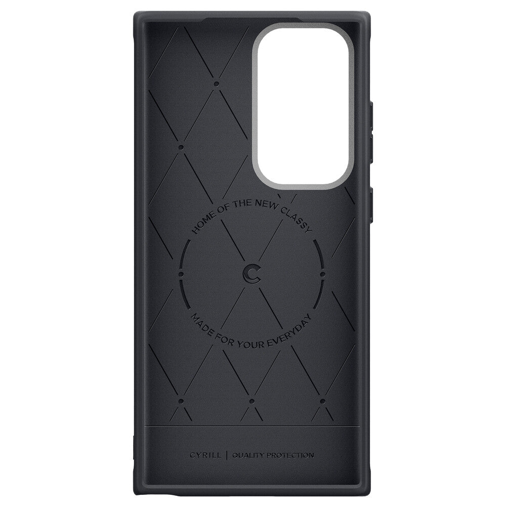 Spigen Cyrill Color Brick Hoesje voor Samsung Galaxy S23 Ultra - Zwart