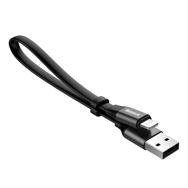 Baseus Nimble USB naar USB-C Draagbare Kabel 0.23 meter - Zwart