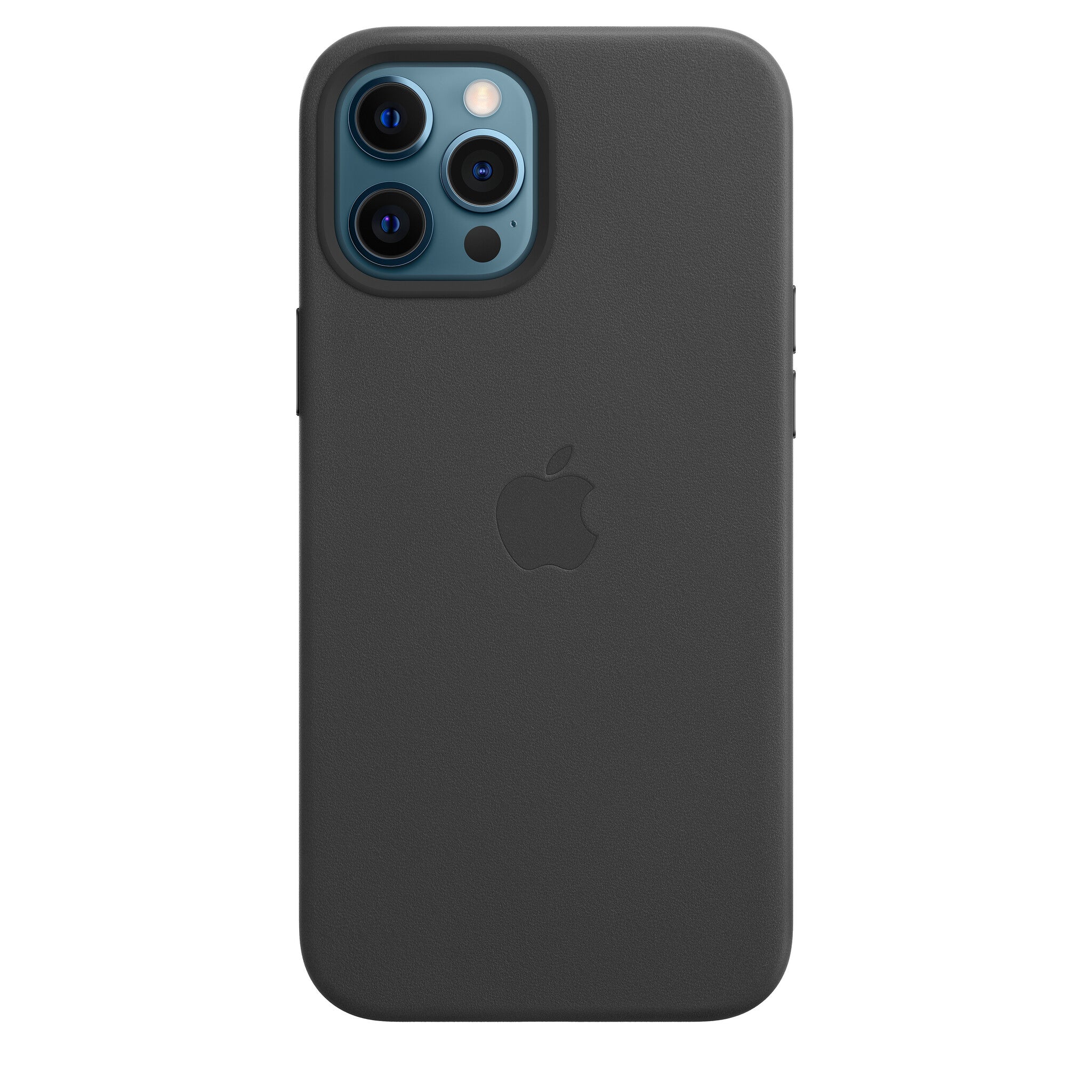 Apple iPhone 12 Pro Max Leather Case met MagSafe - Zwart