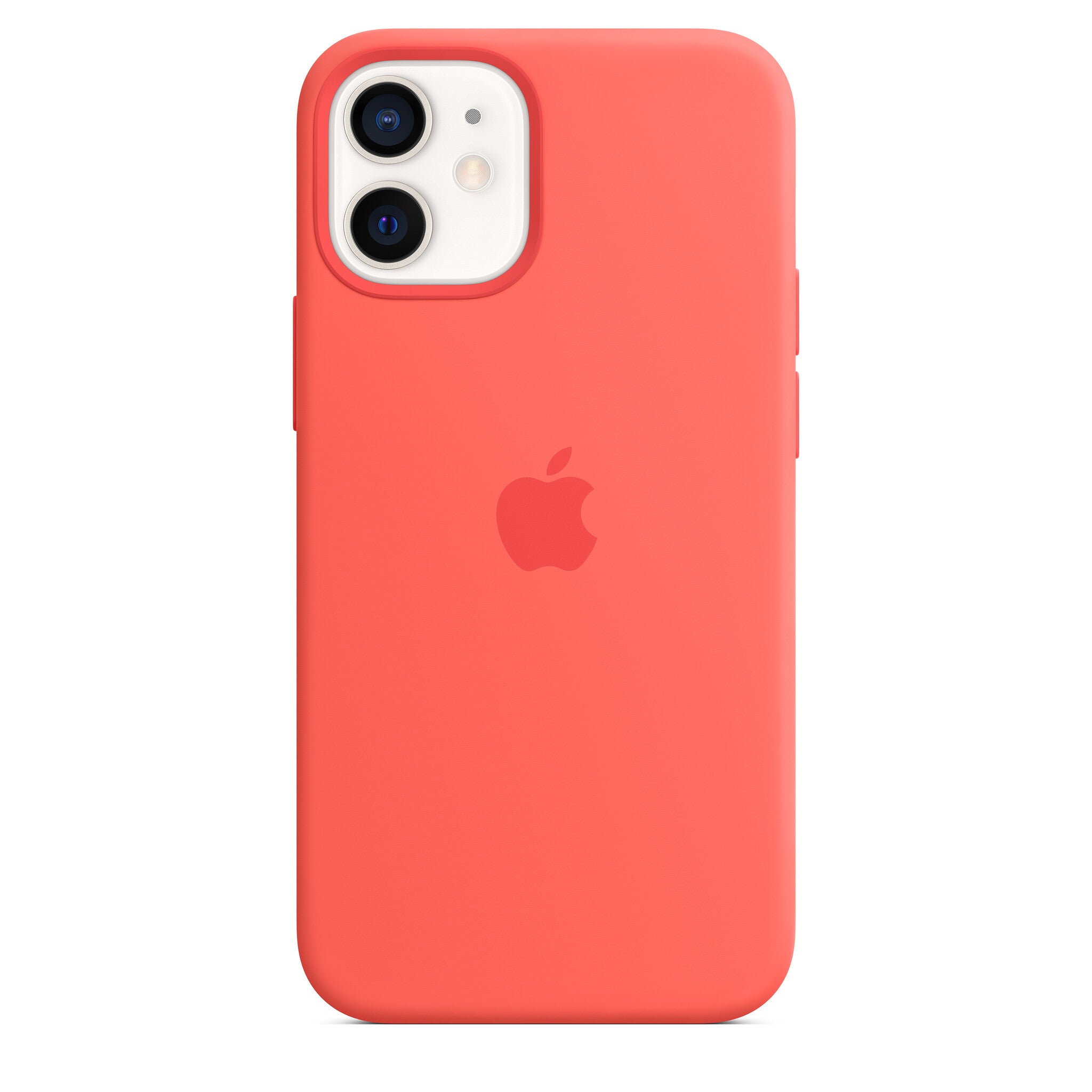 Apple iPhone 12 Mini Silicone Case met MagSafe - Roze Citrus