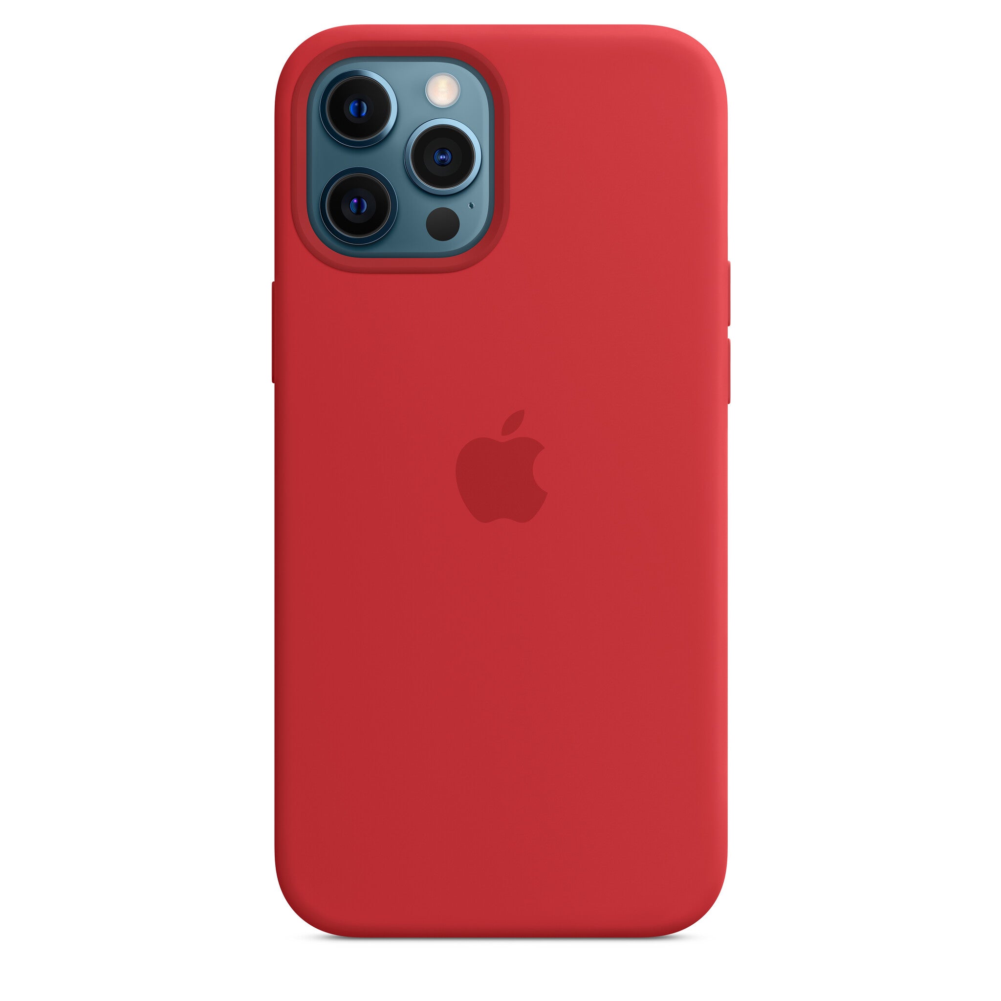 Apple iPhone 12 Pro Max Silicone Case met MagSafe - (PRODUCT)RED