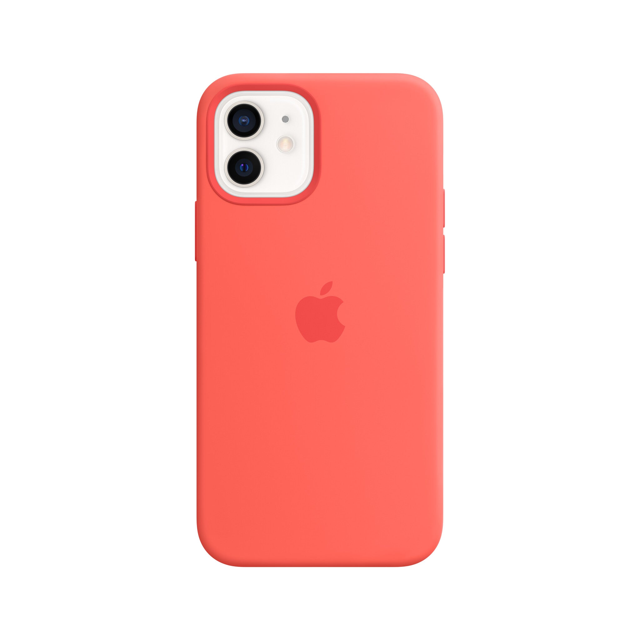 Apple iPhone 12/12 Pro Silicone Case met MagSafe - Roze Citrus