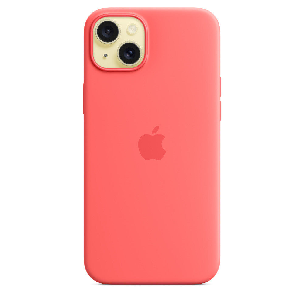 Apple iPhone 15 Plus Silicone Case met MagSafe - Guava