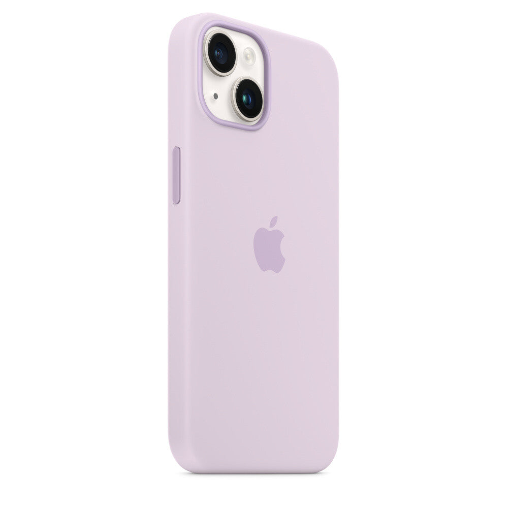 Apple iPhone 14 Silicone Case met MagSafe - Lila