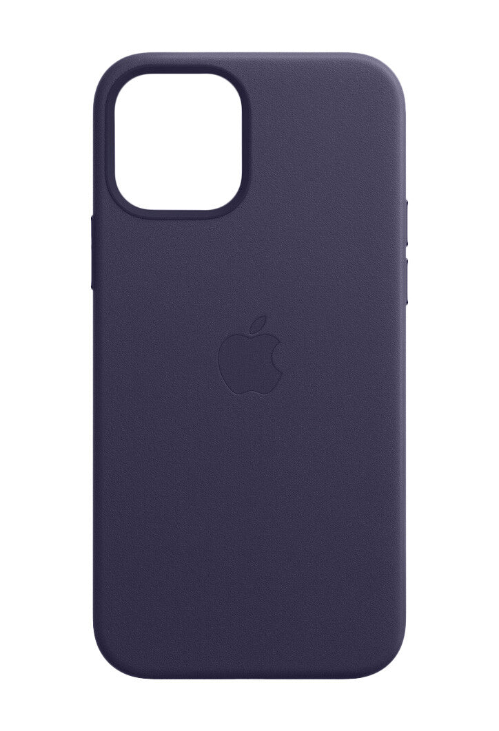 Apple iPhone 12/12 Pro Leather Case met MagSafe - Deep Violet