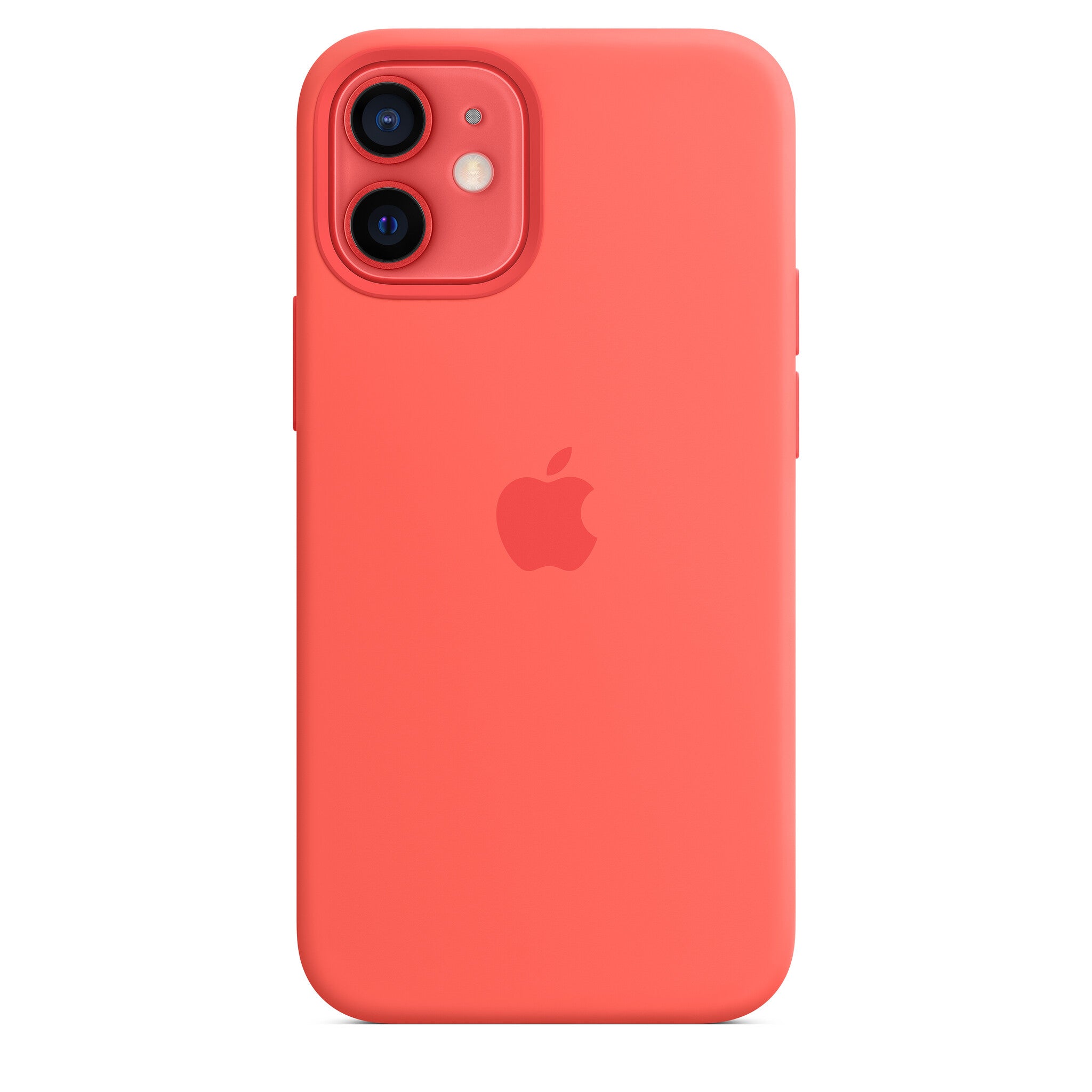 Apple iPhone 12 Mini Silicone Case met MagSafe - Roze Citrus