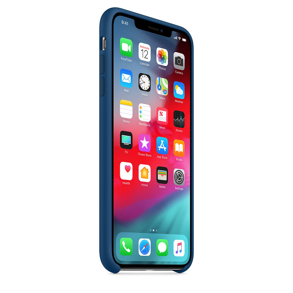 Apple iPhone Xs Max Silicone Case - Horizonblauw