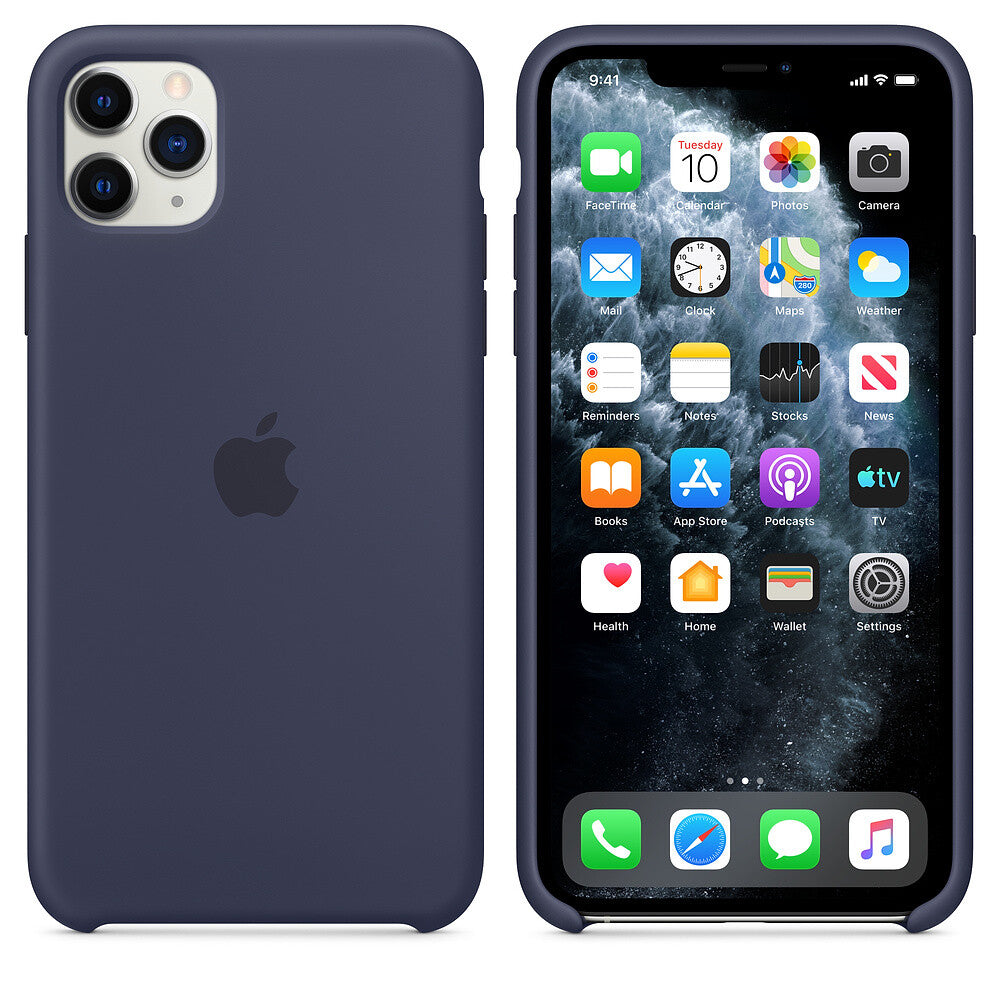 Apple iPhone 11 Pro Max Silicone Case - Donkerblauw