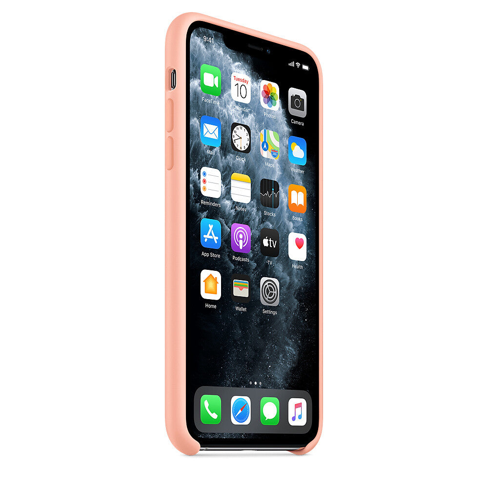 Apple iPhone 11 Pro Max Silicone Case  - Oranje