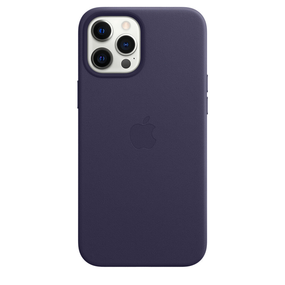 Apple iPhone 12 Pro Max Leather Case met MagSafe - Deep Violet