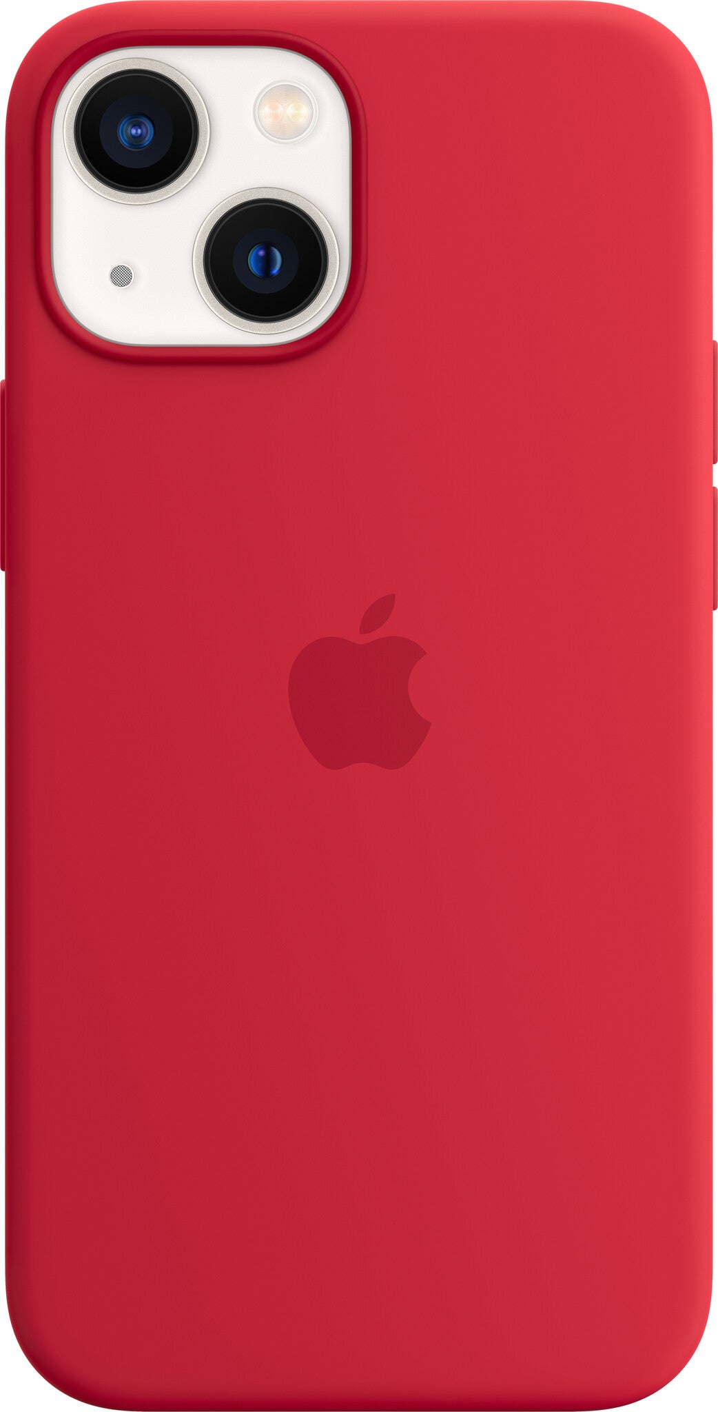 Apple iPhone 13 Mini Silicone Case met MagSafe - (PRODUCT)RED