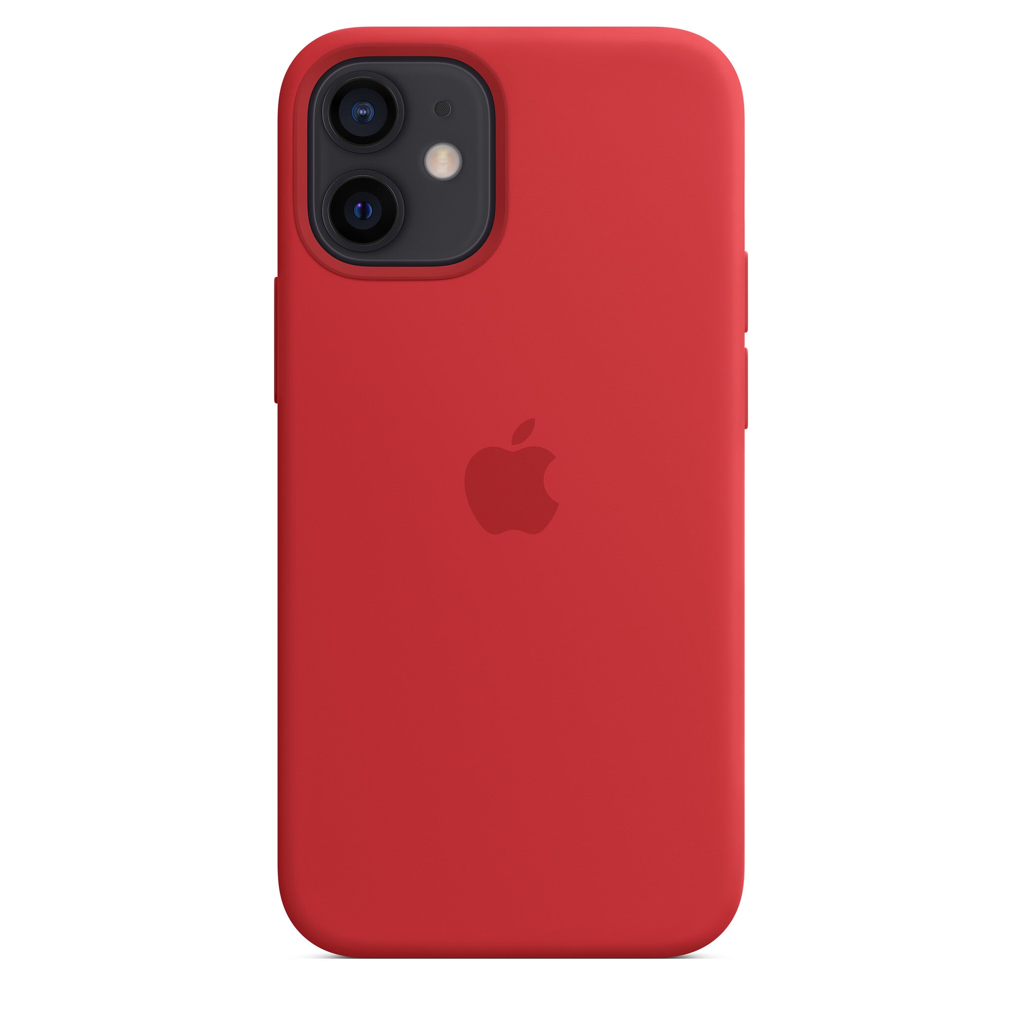 Apple iPhone 12 Mini Silicone Case met MagSafe - (PRODUCT)RED