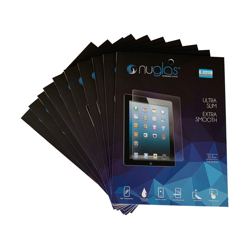 NuGlas voor iPad (2022) 10.9-inch - 10-pack - screenprotector - Transparant