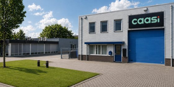 Het magazijn van Caasi aan de Kopersteden in Enschede
